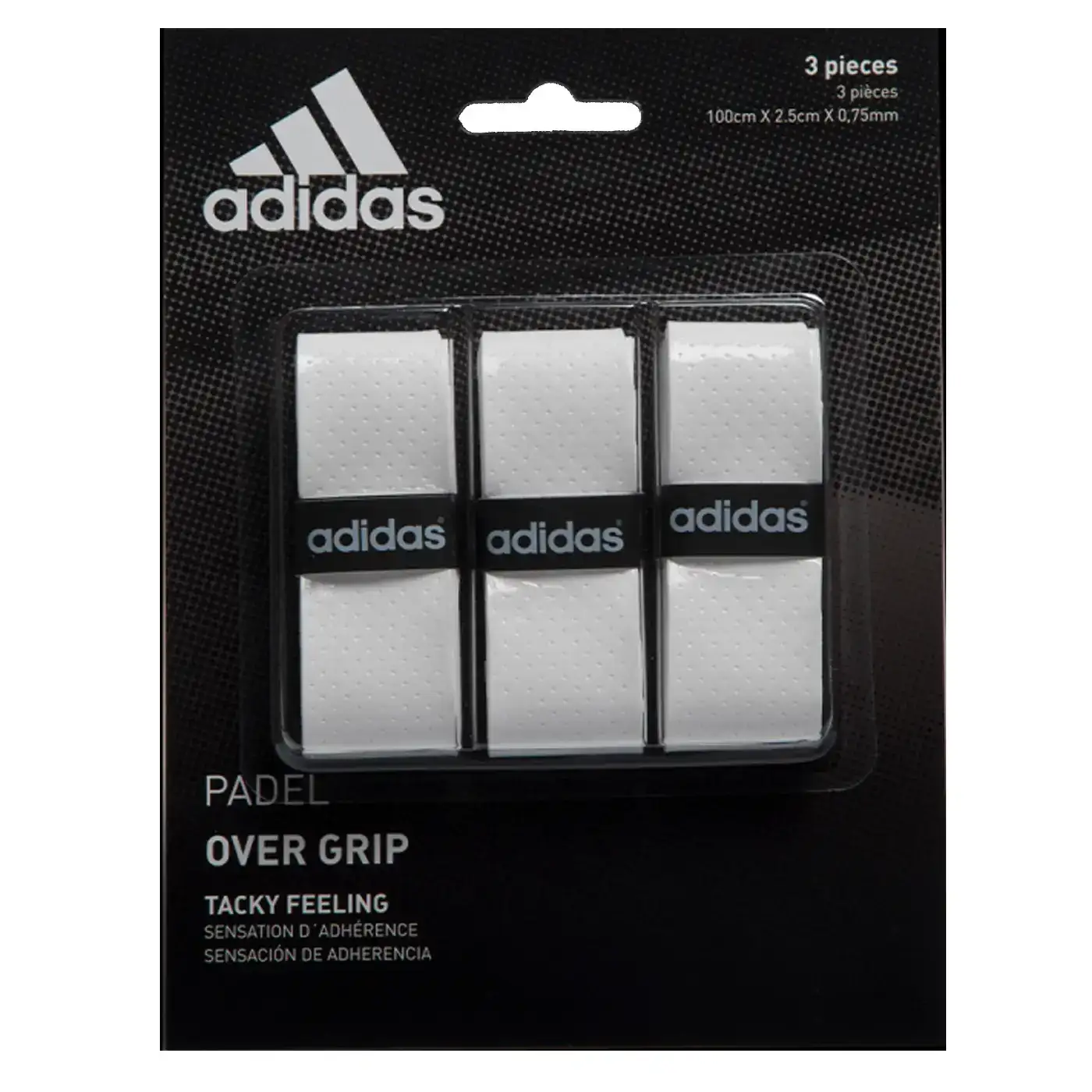 Overgrip Set De 3 Adidas Padel Blanco