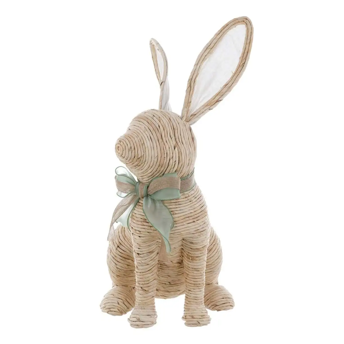 Decorative Small Wicker Rabbit - Image 2