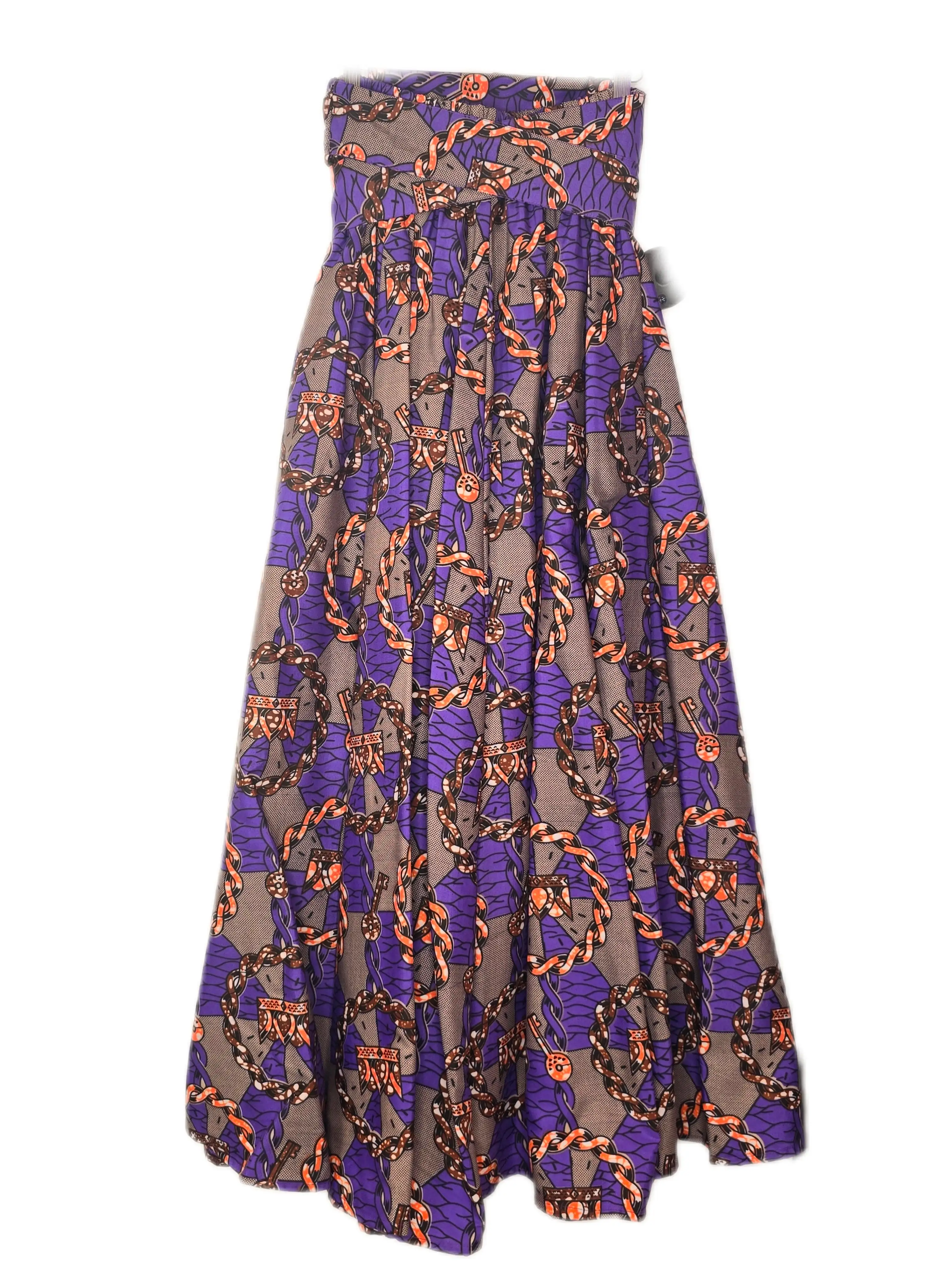Maxi African Print skirt - Imagen 10