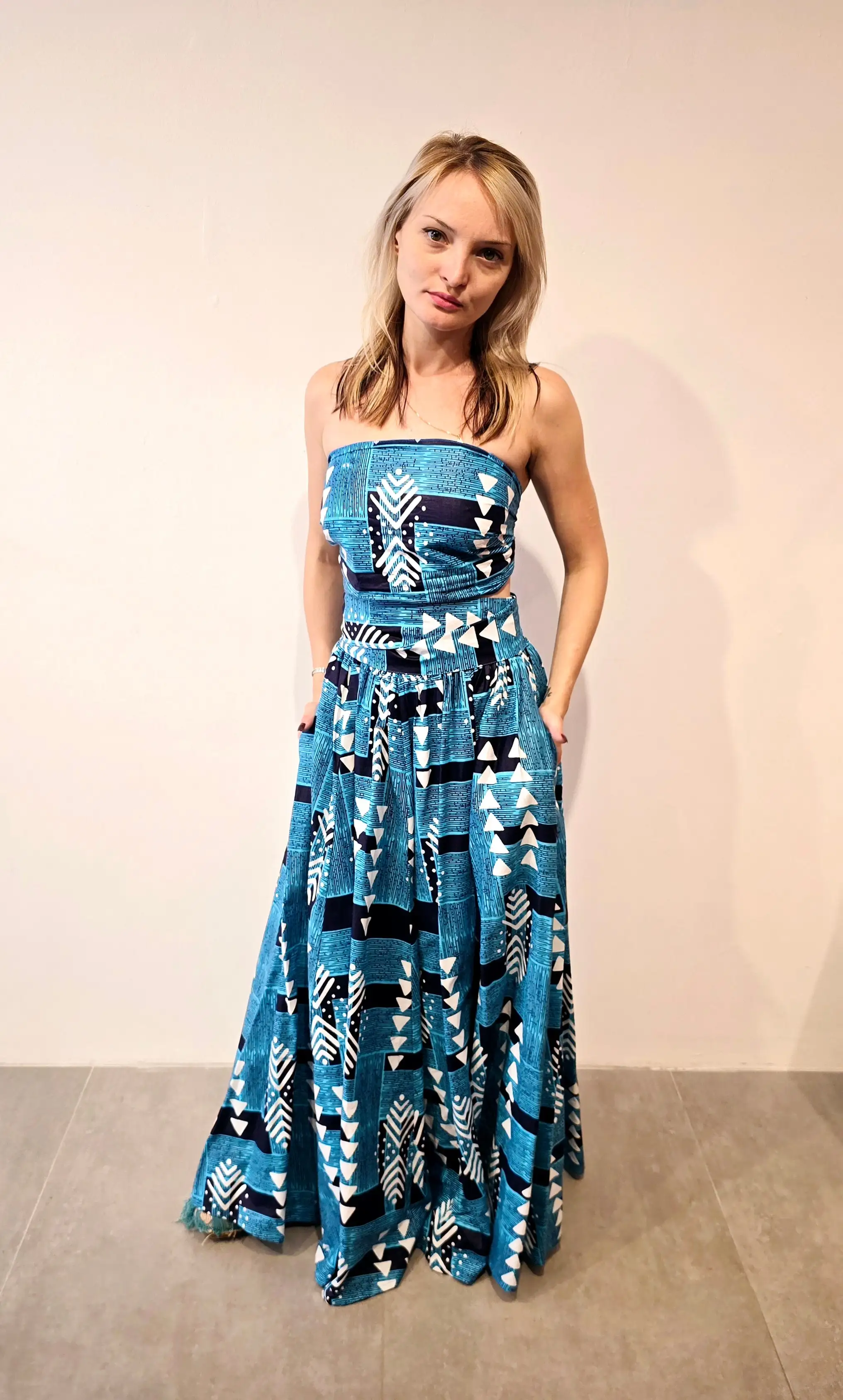 Maxi African Print skirt - Imagen 18