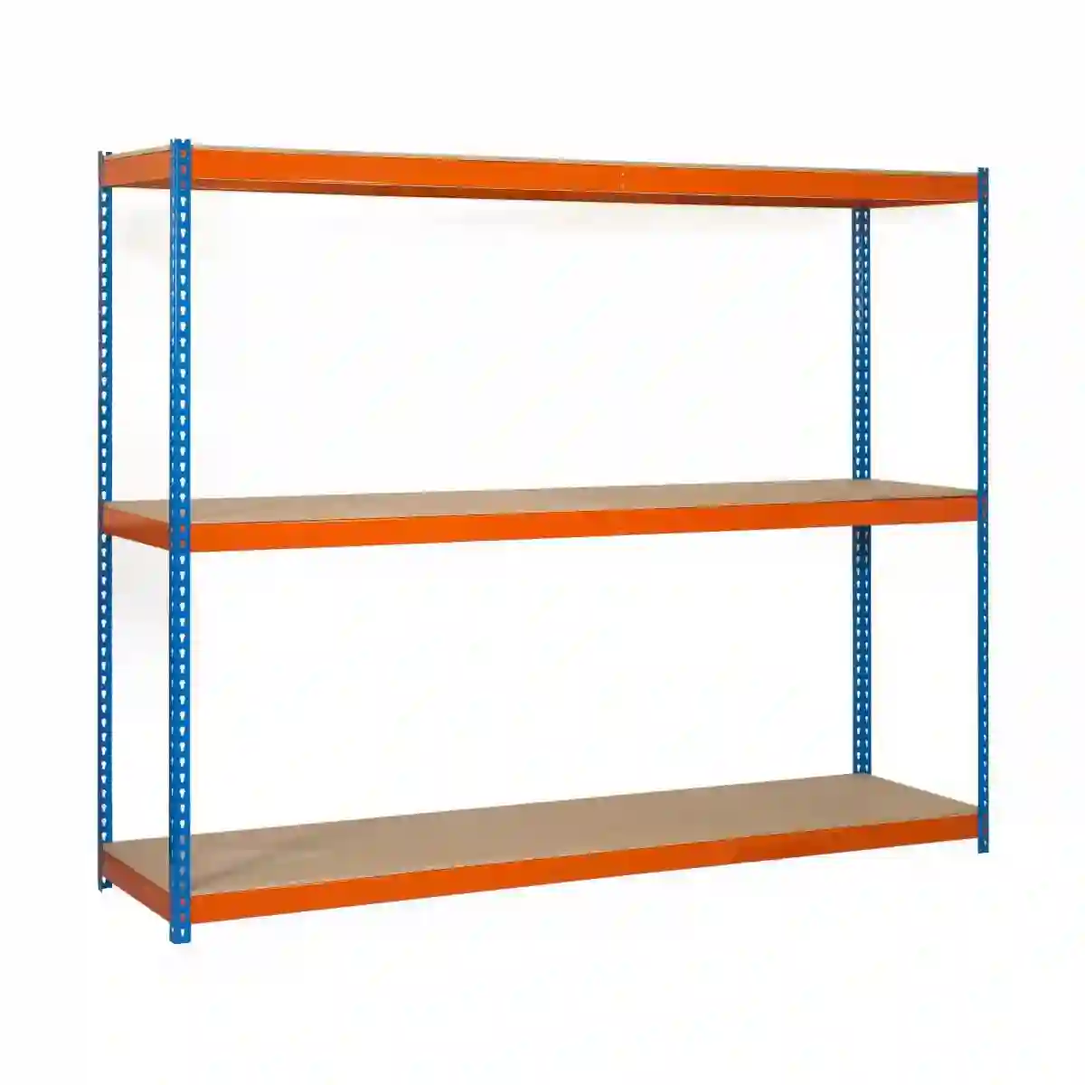 Estanteria SIMONFORTE 2407-3 CHIPBOARD AZUL/NARANJA/MADER - 458100045202473 - Simon Rack