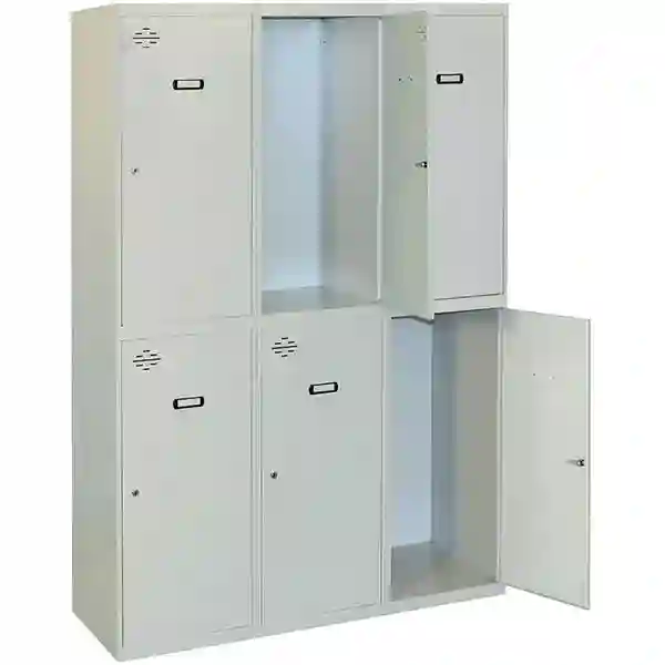 SIMONLOCKER PROF. Mon. Tandem 3/6 300 (900) Gray - 90233W3290 - Simon Rack