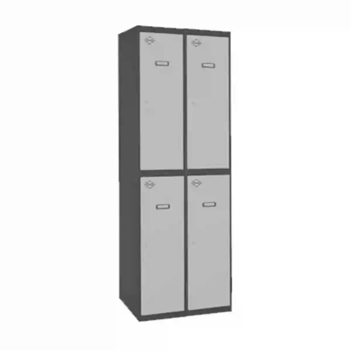 SIMONLOCKER PROF. Mon. Tandem 2/4 300 (600) AN/GR - 8425437106170 - SIMON RACK