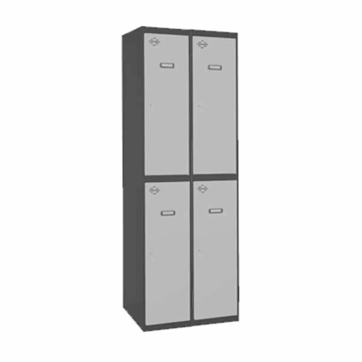 SIMONLOCKER PROF. Mon. Tandem 2/4 300 (600) AN/GR - 8425437106170 - SIMON RACK