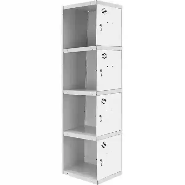 Casillero SIMONLOCKER PROF.DISM. 4 DOORS 1/4 400 ADDI GR/BL - 9B233D1441 - Simon Rack