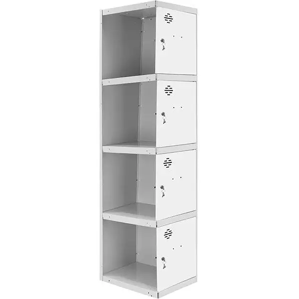 Casillero SIMONLOCKER PROF.DISM. 4 DOORS 1/4 400 ADDI GR/BL - 9B233D1441 - Simon Rack