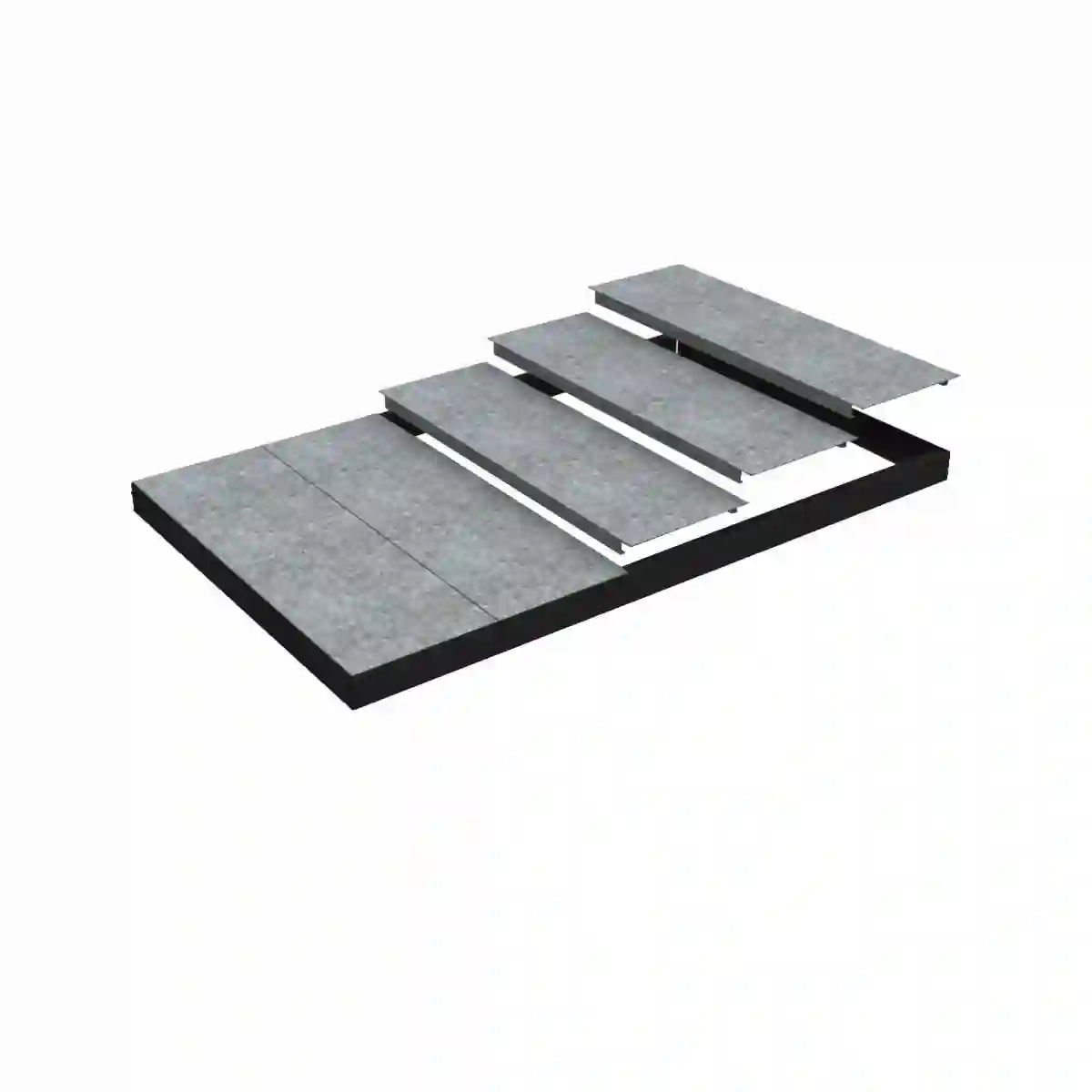 Bandeja SIMONFORTE EA 2109 METAL ANTRACITA - 8425437101267 - Simon Rack