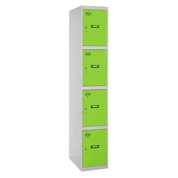 SIMONLOCKER PROF.mon locker. 4 DOORS 1/4 400 GR/VE - 98333W1440 - SIMON RACK