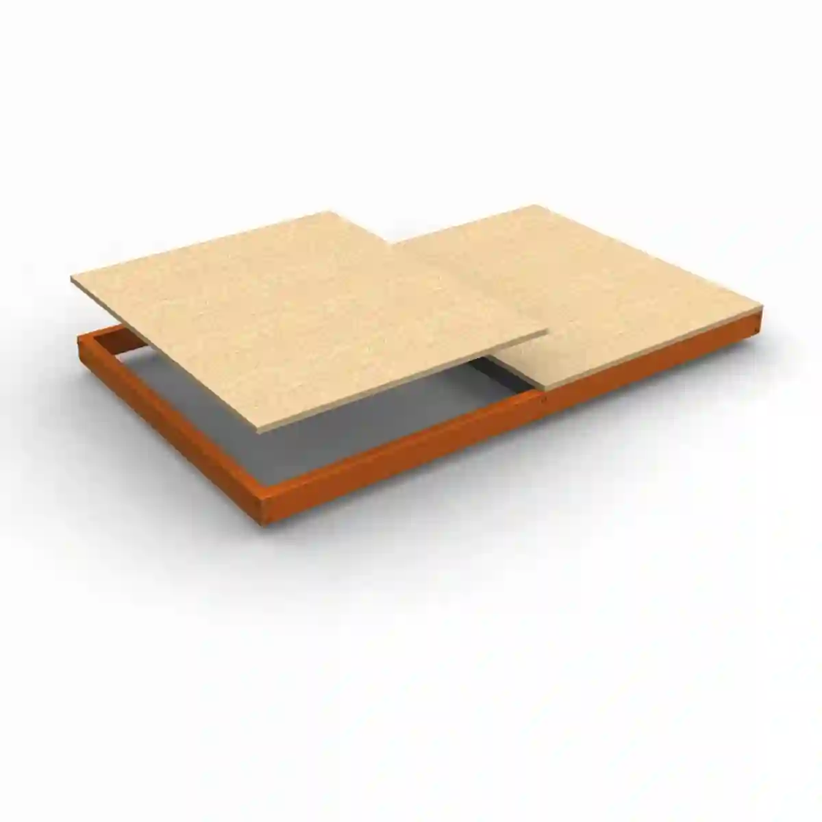 Bandeja SIMONFORTE EA 1507 CHIPBOARD NARANJA - 8435104990735 - Simon Rack