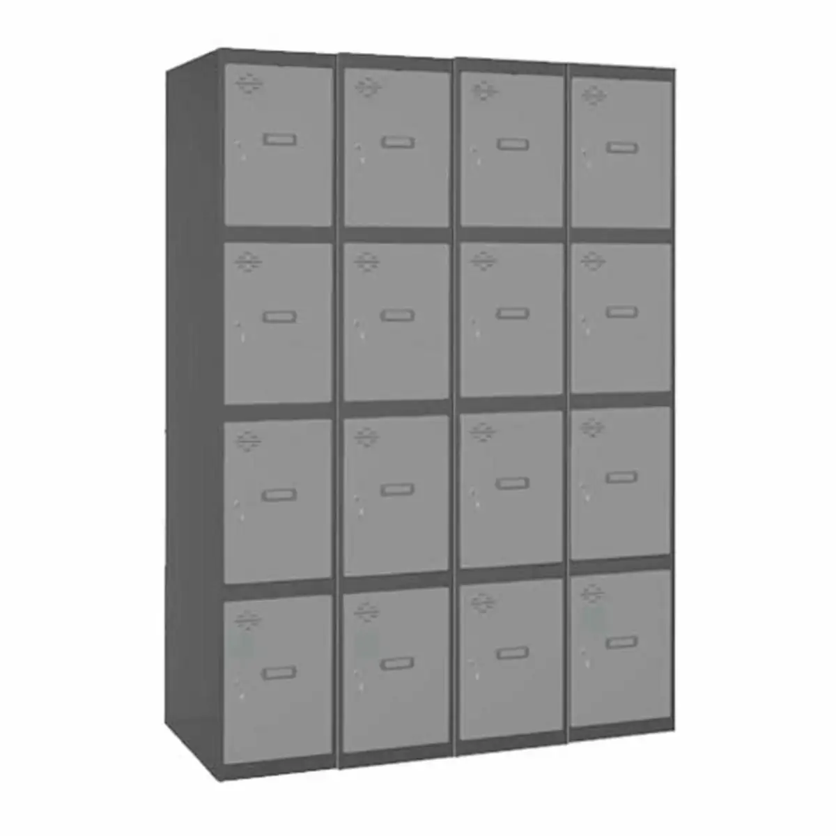 SIMONLOCKER PROF.mon locker. 4 DOORS 4/16 300 (1200) AN/GR - 8425437106330 - SIMON RACK