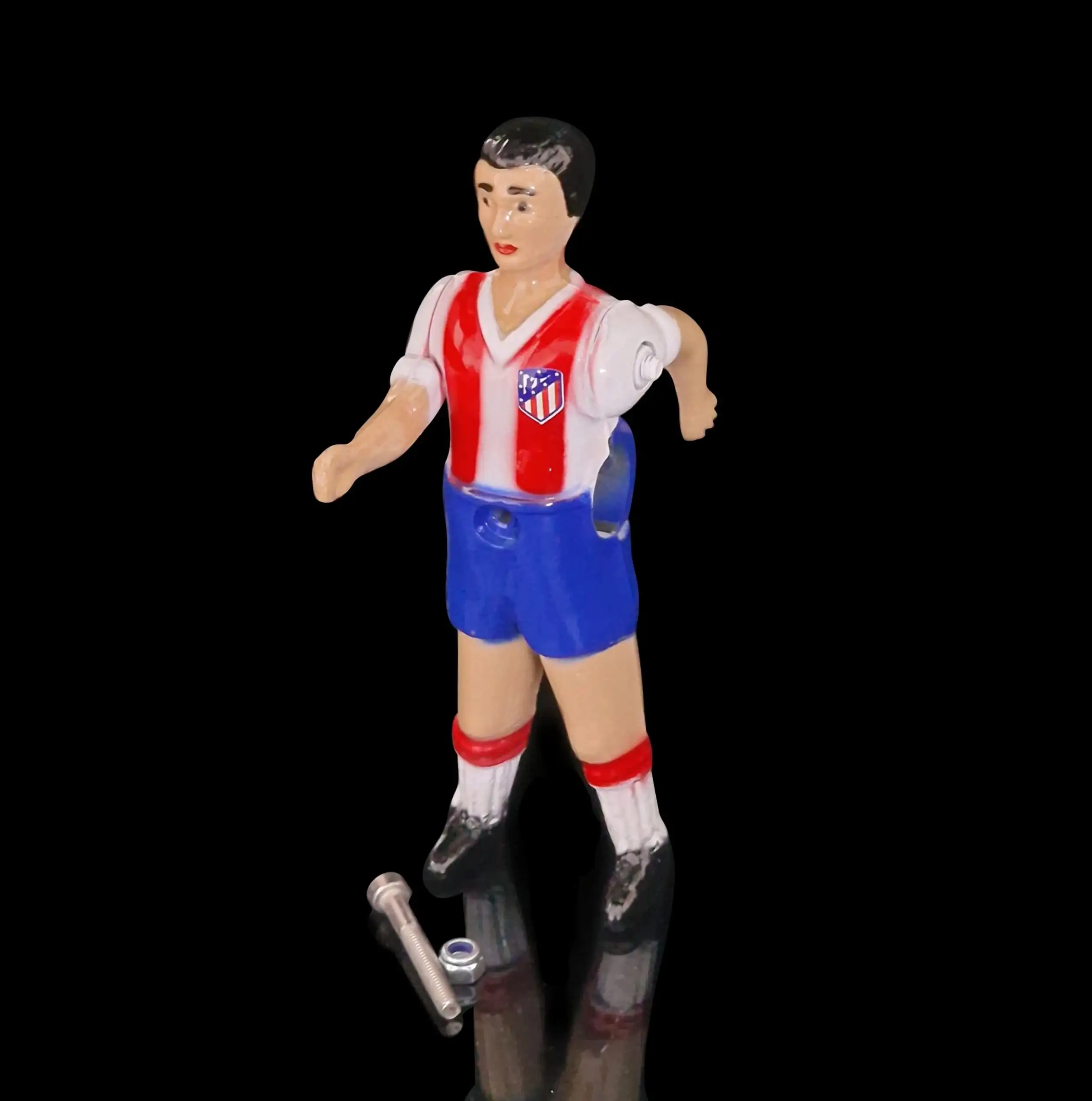 Muñeco metal futbolín Atlético de Madrid