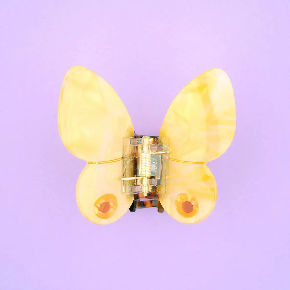 Mariposa amarilla para el cabello - Imagen 3