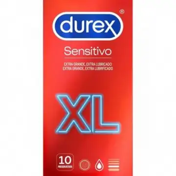 SENSITIVE CONVATIVE DUREX XL 10UDS