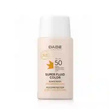 Babé Super Fluid Fotoprotector con Color SPF-50...
