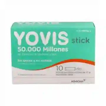 Yovis Stick 10 Sobres Bucodispensables
