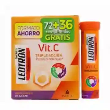 Leotron Vitamina C Naranja 72 Comprimidos + 36...