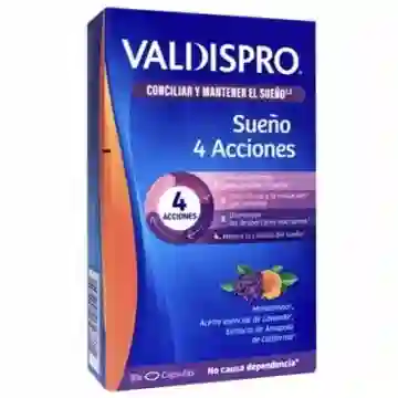 Valdispro Sueño 4 Acciones 30 Comprimidos