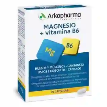 Arkopharma Magnesio + B6 30 Cápsulas