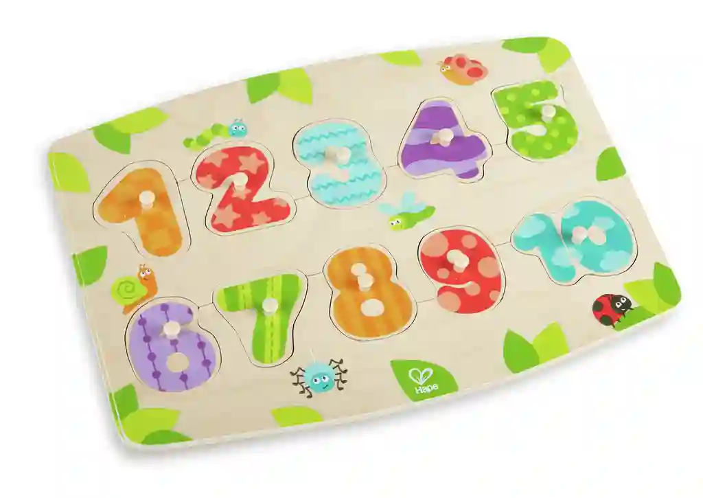 Puzzle de números con Pinzas