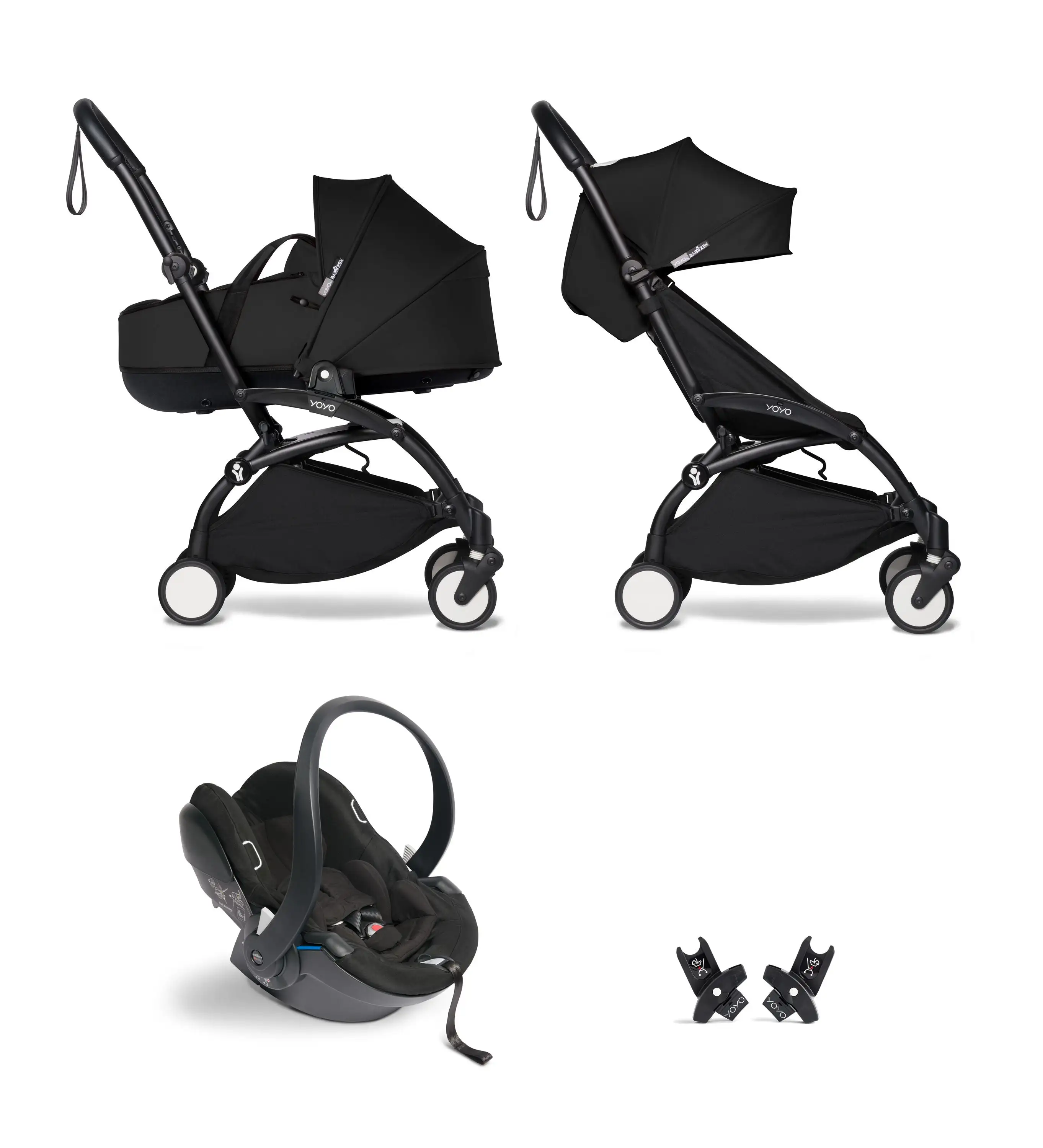 Pack Carrito Stokke Yoyo3 Bassyet Duo + Cybex Cloud T I-Size (Comfort) + Adaptadores Stokke Yoyo - Imagen 55