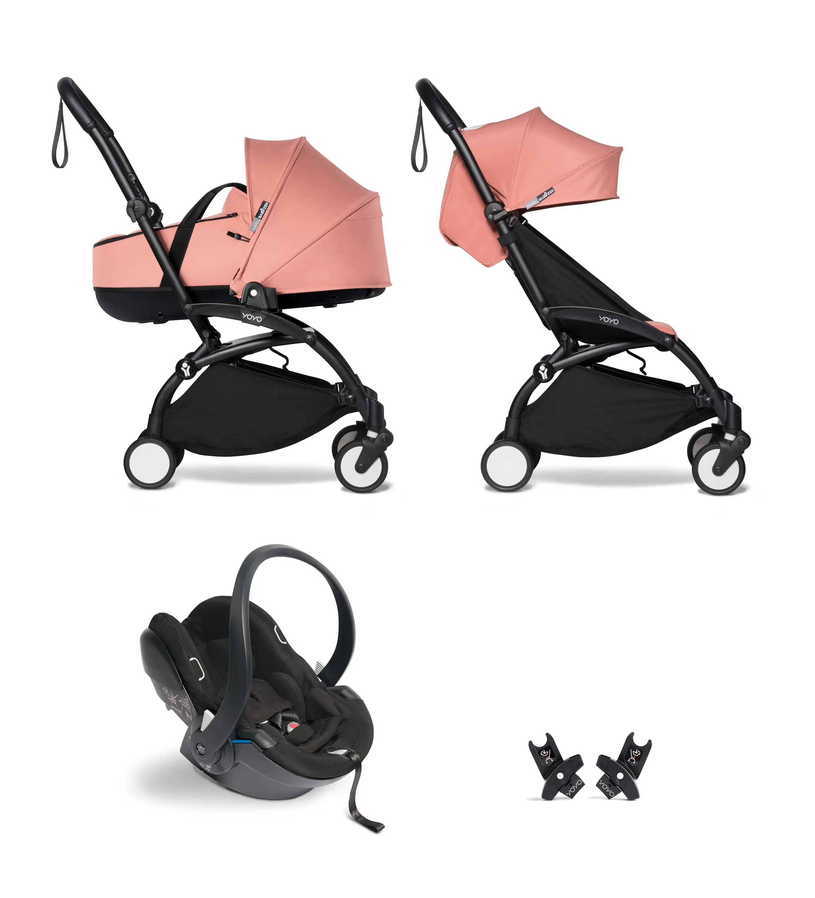 Pack Carrito Stokke Yoyo3 Bassyet Duo + Cybex Cloud T I-Size (Comfort) + Adaptadores Stokke Yoyo - Imagen 62