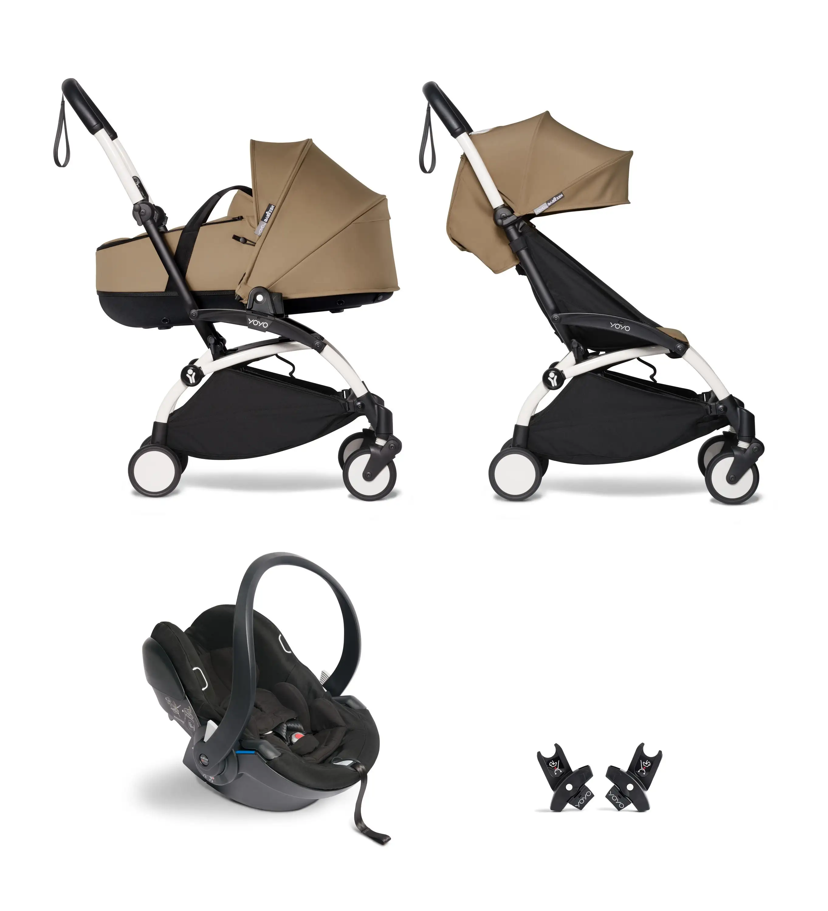 Pack Carrito Stokke Yoyo3 Bassyet Duo + Cybex Cloud T I-Size (Comfort) + Adaptadores Stokke Yoyo - Imagen 72