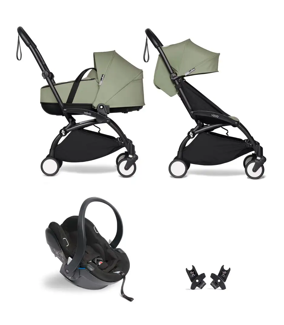 Pack Carrito Stokke Yoyo3 Bassyet Duo + Cybex Cloud T I-Size (Comfort) + Adaptadores Stokke Yoyo - Imagen 88