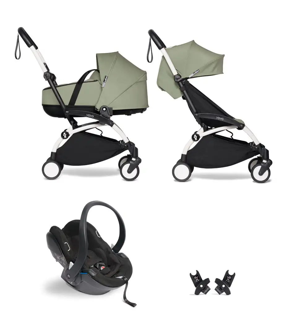 Pack Carrito Stokke Yoyo3 Bassyet Duo + Cybex Cloud T I-Size (Comfort) + Adaptadores Stokke Yoyo - Imagen 89