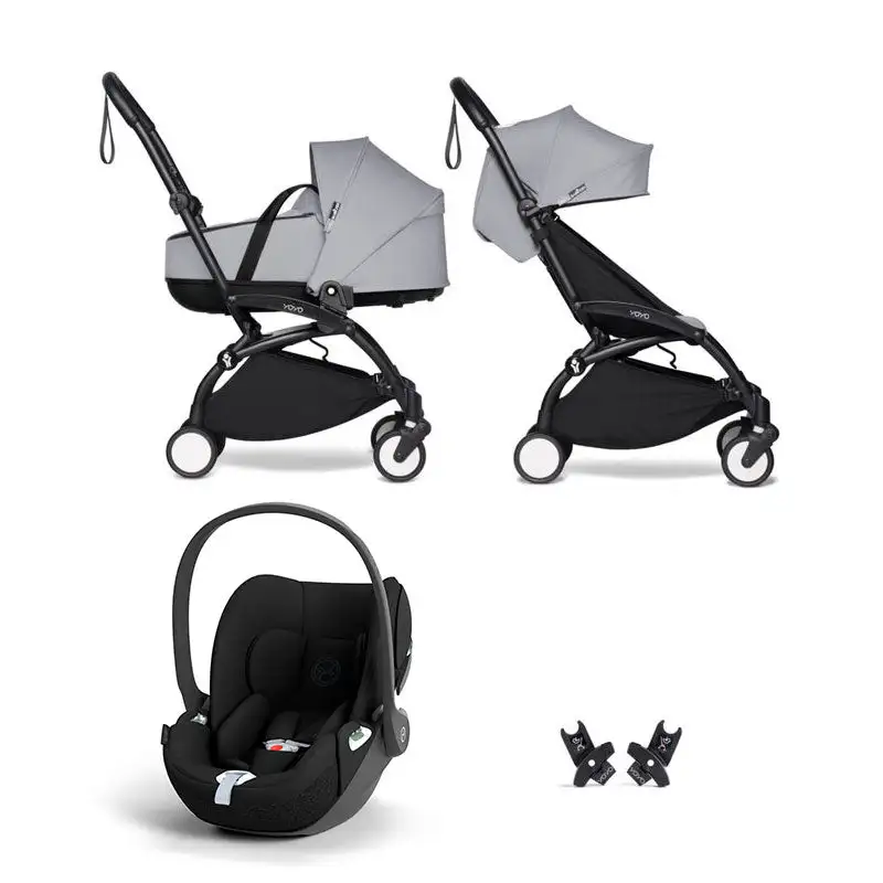Pack Carrito Stokke Yoyo3 Bassyet Duo + Cybex Cloud T I-Size (Comfort) + Adaptadores Stokke Yoyo - Imagen 98