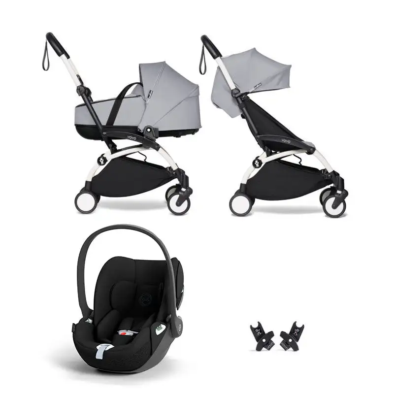Pack Carrito Stokke Yoyo3 Bassyet Duo + Cybex Cloud T I-Size (Comfort) + Adaptadores Stokke Yoyo - Imagen 99