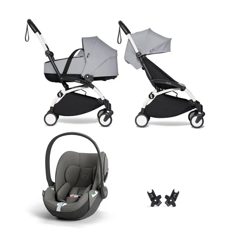 Pack Carrito Stokke Yoyo3 Bassyet Duo + Cybex Cloud T I-Size (Comfort) + Adaptadores Stokke Yoyo - Imagen 101