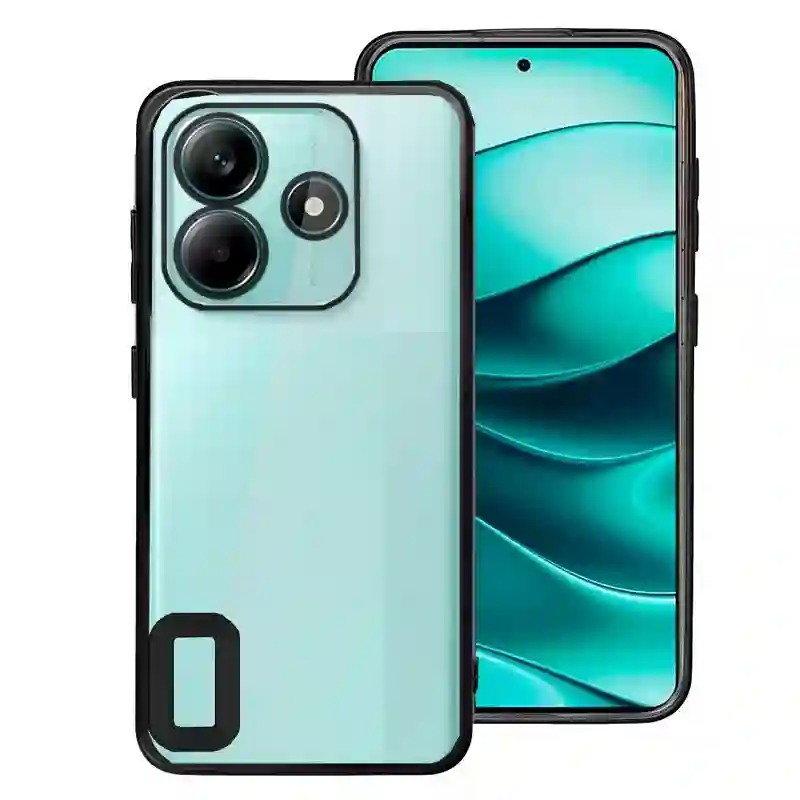 Cool housing for xiaomi redmi note 14 5g metallic edge (black)