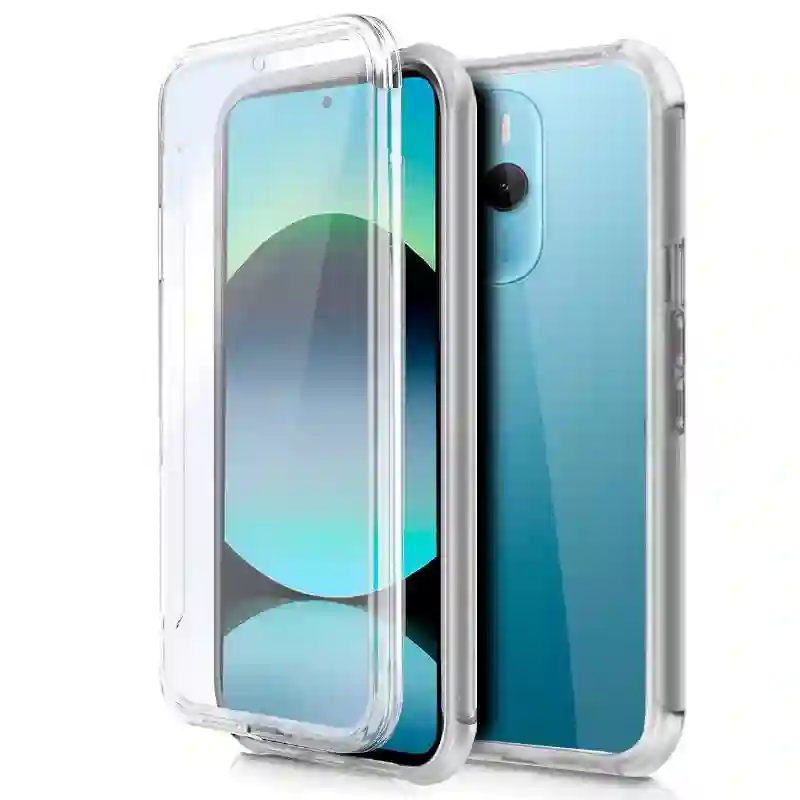 3D silicone cool cover for Xiaomi Redmi Note 14 (front transparent + rear)