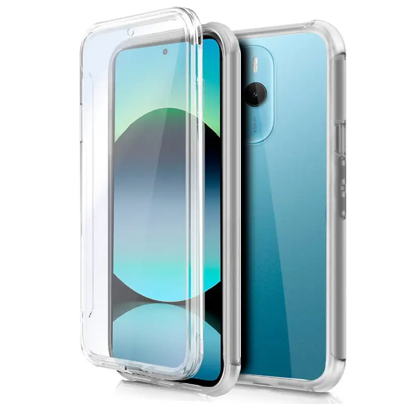 3D silicone cool cover for Xiaomi Redmi Note 14 (front transparent + rear)