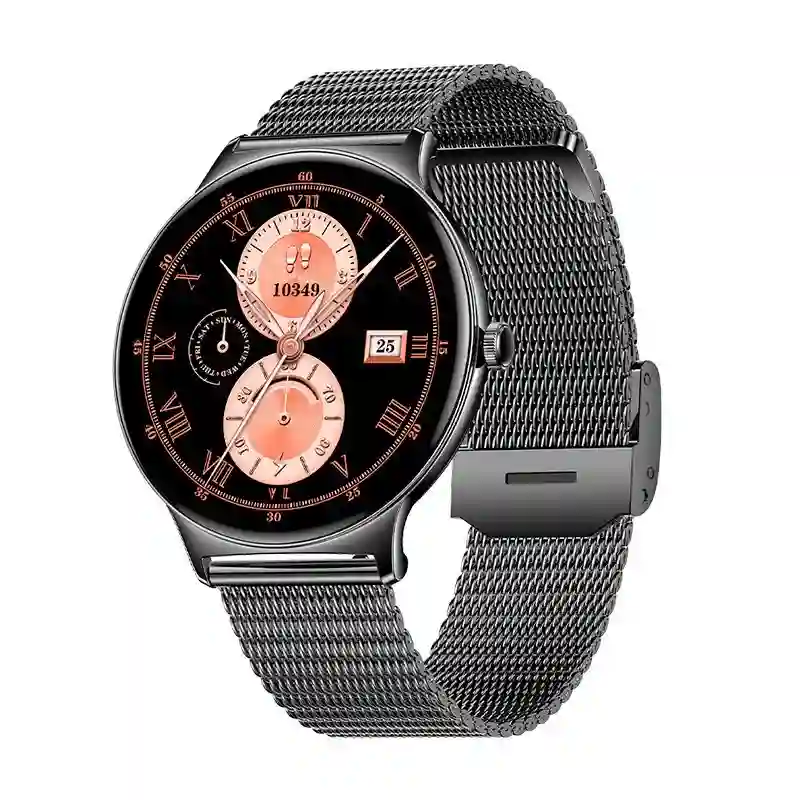 Smartwatch cool ultrathin + 2 straps (amoled, calls, ultrafino) black