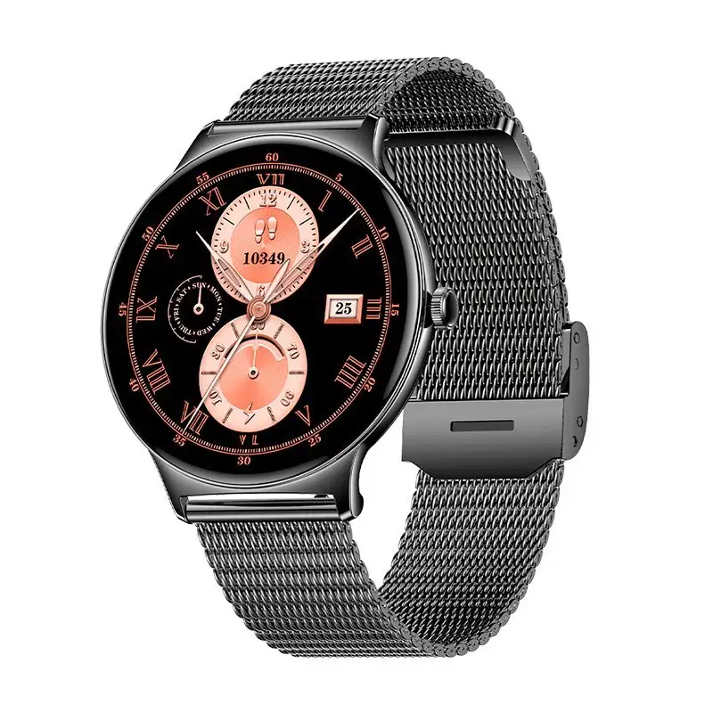 Smartwatch cool ultrathin + 2 straps (amoled, calls, ultrafino) black