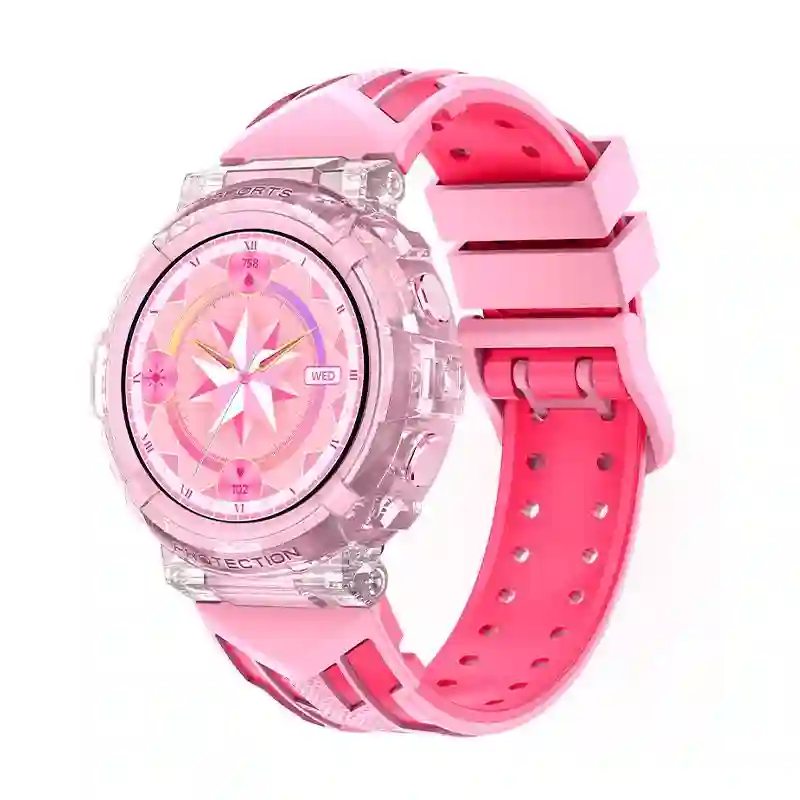 Smartwatch Cool Clever Silicona Rosa (calls, health, sport)