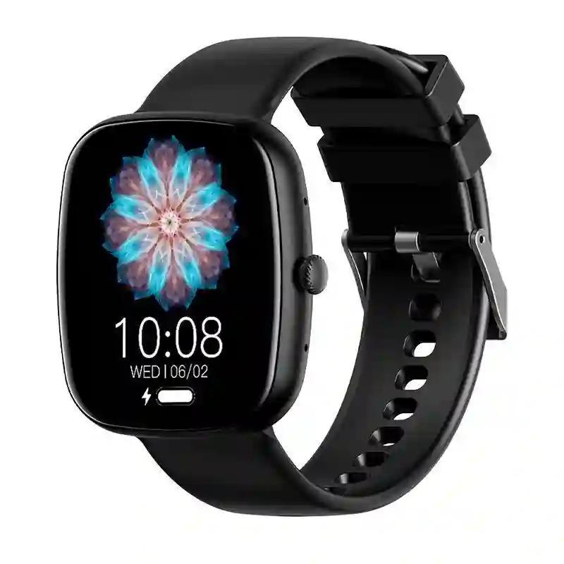 Smartwatch Cool Border Silicone Black (calls, health, sport)