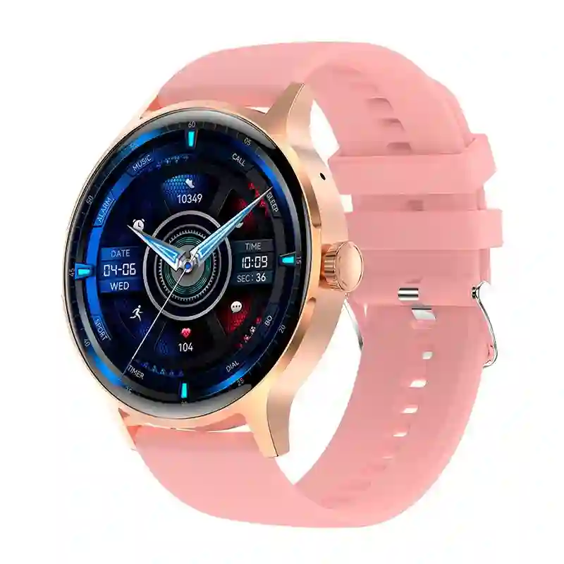 Smartwatch Cool Iris Silicona Rosa (Amoled, calls, health, sport)