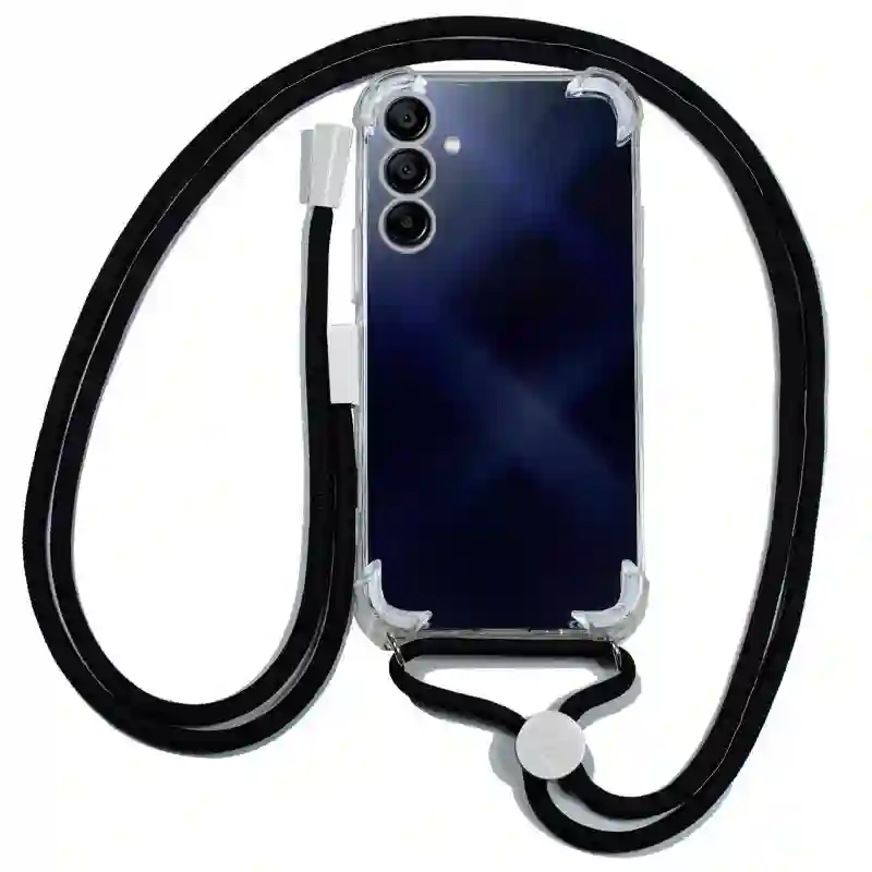 Cool housing for Samsung A155 Galaxy A15 / A15 5G / M15 5G Black Cord