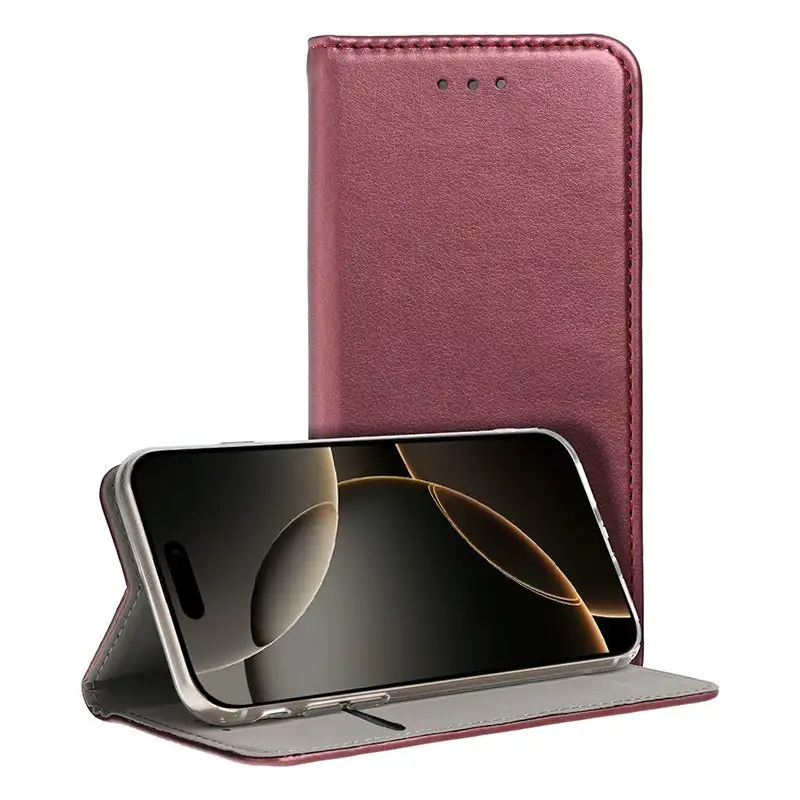 COOL FLIP COVER COUPP FOR IPHONE 16 PRO LISO BURGUNDY