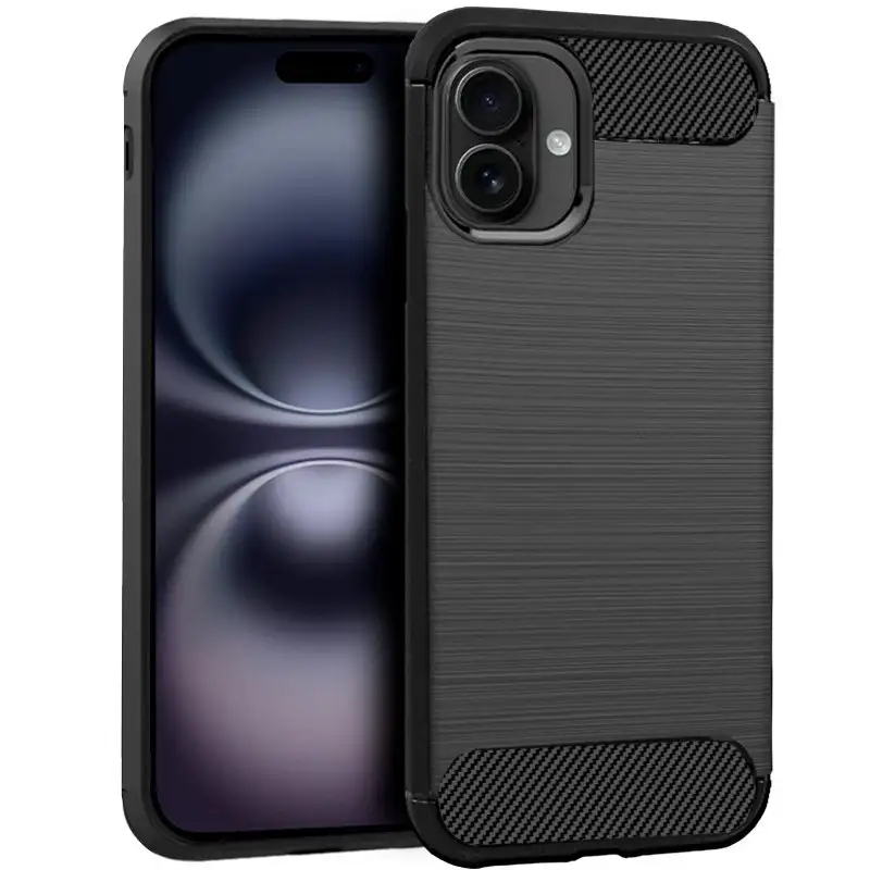 Cool housing for iphone 16 black coal