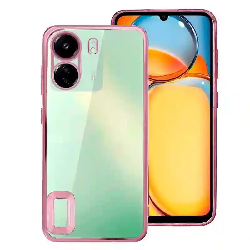 Cool housing for Xiaomi Redmi 13c / 13c 5g / Little C65 Metallic Edge (Rosa)