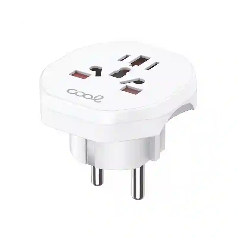 Cargador Universal Adaptador Internacional (World to Europe) COOL