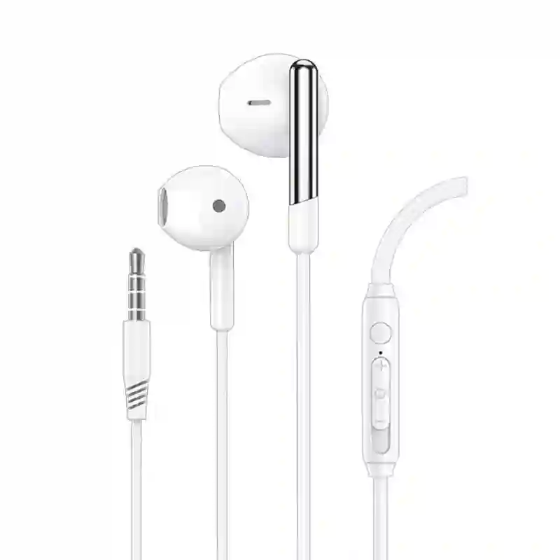Headphones 3.5 mm Cool Care Stereo with Micro Blanco