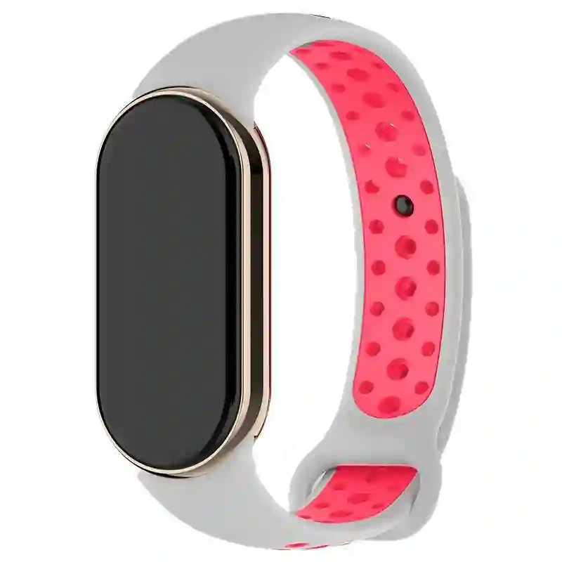 Cool Correa for Xiaomi Smart Band 8 / Band 9 Sport Gray-Rosa