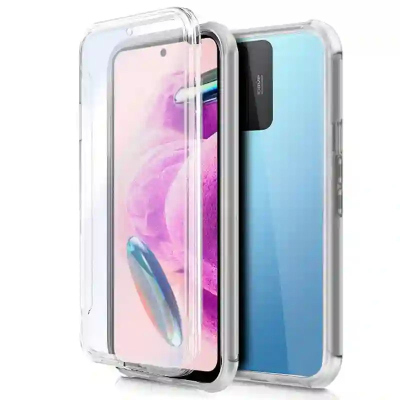 3D silicone cool cover for Xiaomi Redmi Note 12s (front transparent + rear)