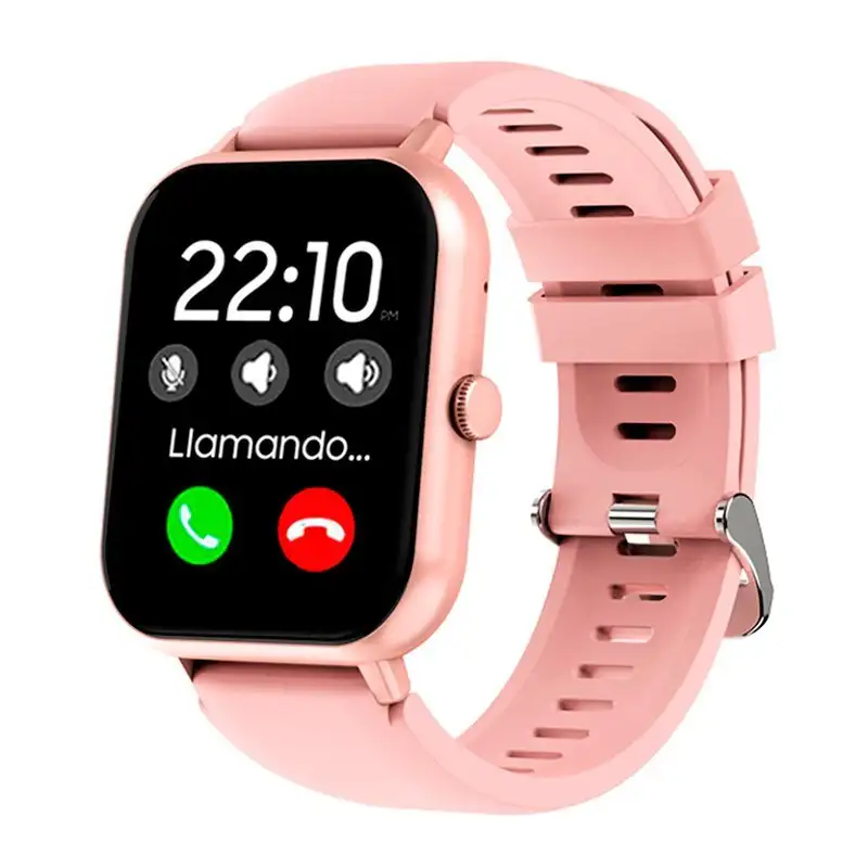 Smartwatch Cool Forest Silicona Rosa (calls, health, sport)