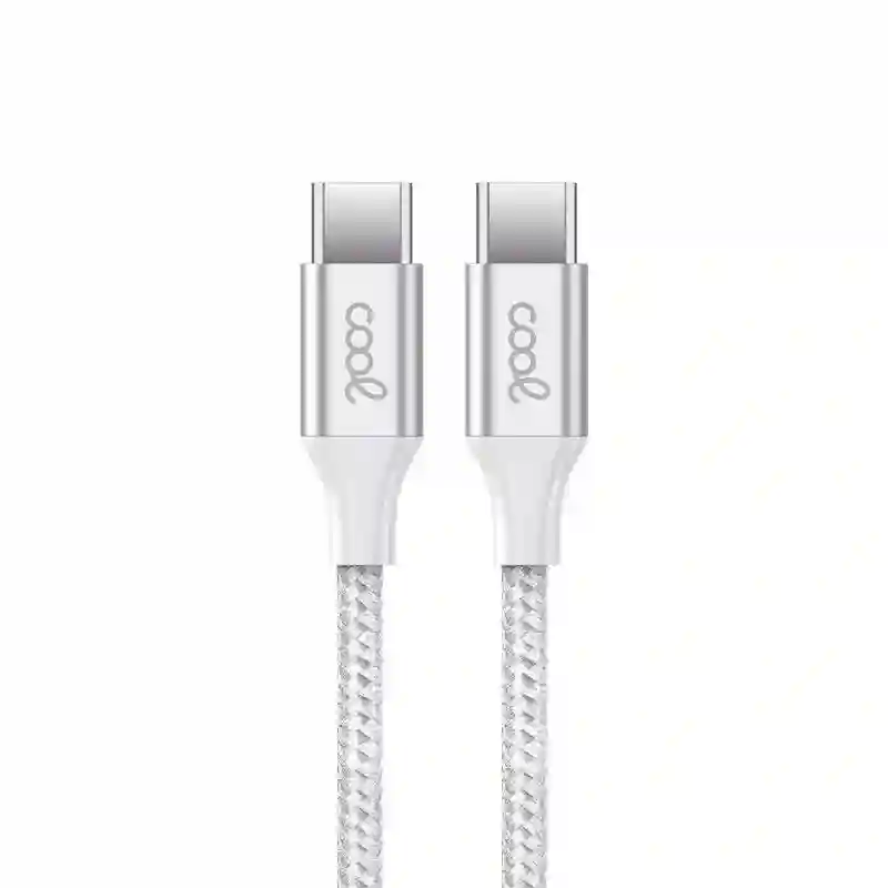 Cable USB COOL Nylon Universal Tipo C a Tipo C (1.2 metros)