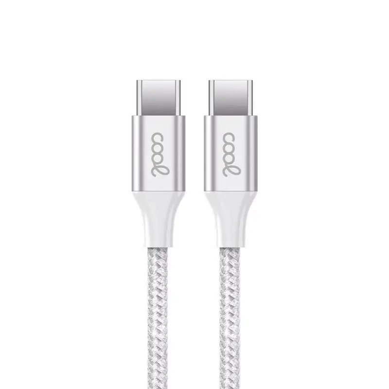 Cable USB COOL Nylon Universal Tipo C a Tipo C (1.2 metros)